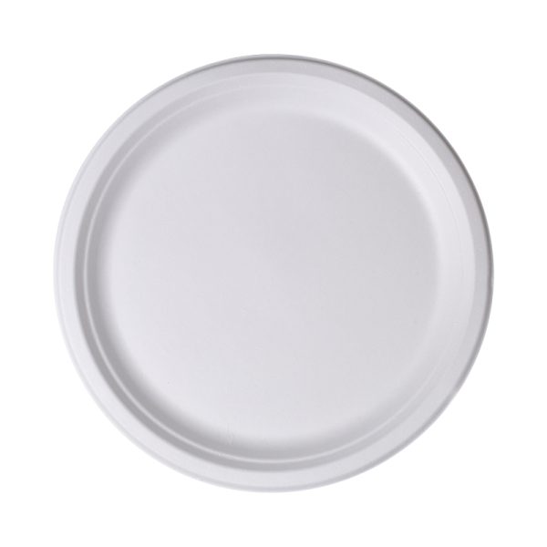 6 inch Round Bagasse Plate - Image 2